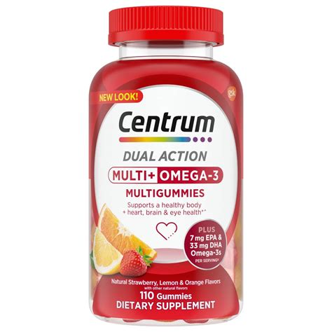 centrum multi + omega-3 reviews|centrum multi omega 3 gummies.